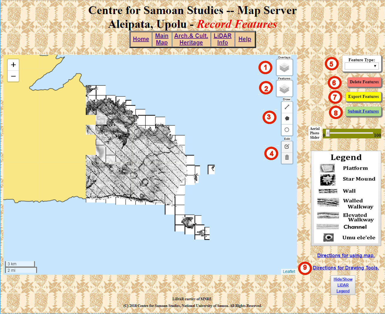 LiDAR Map Page