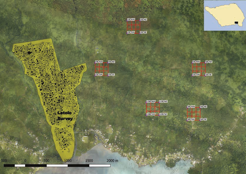 Palauli Survey Location